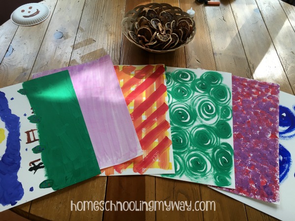 homeschool_textured paper table